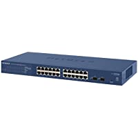 Los mejores  - Netgear GS724T-400EUS ProSAFE - Switch gestionable- Azul- 24 puertos
